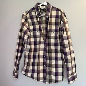 Express Buffalo Check Button Up